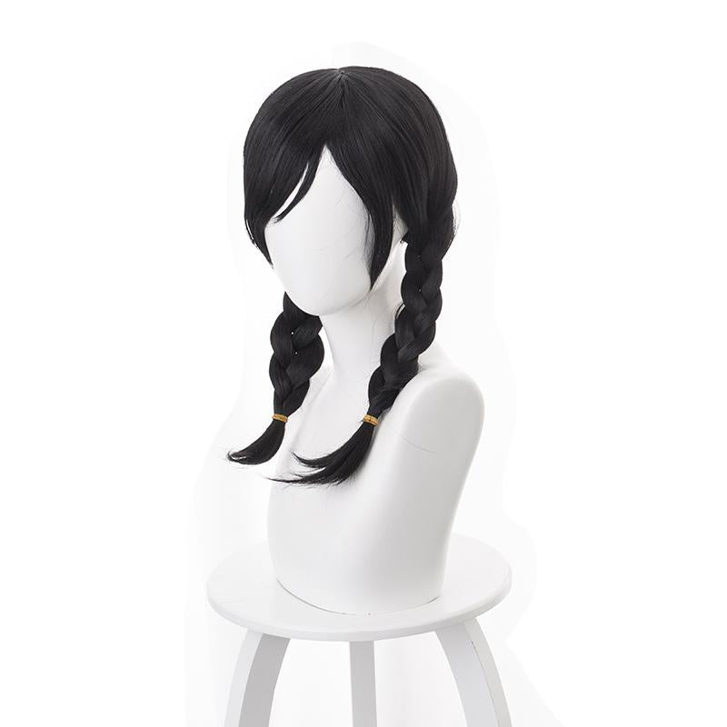 OW Academy D?Va Hana Song Black ponytail Cosplay Wigs