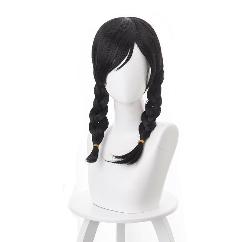 OW Academy D?Va Hana Song Black ponytail Cosplay Wigs