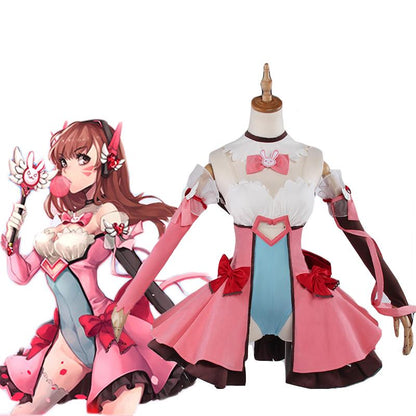 OW Game D.Va DVA Hana Song Colleague Cosplay Costume