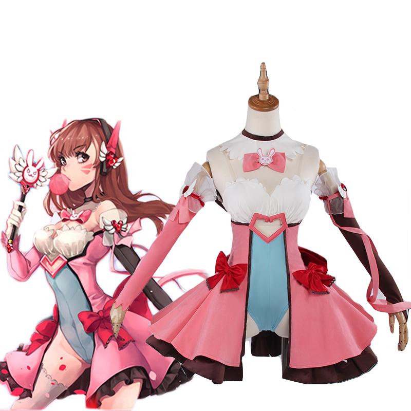 OW Game D.Va DVA Hana Song Colleague Cosplay Costume