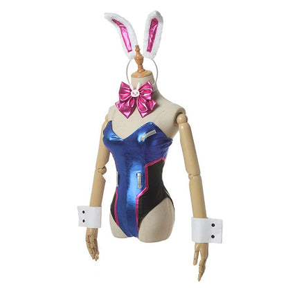 OW Game D.Va DVA Hana Song  Bunny girl Cosplay Costume