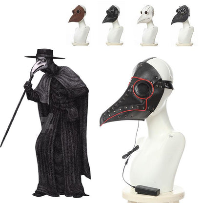 Plague doctor Halloween Beak Mask 5 Style Cosplay Prop