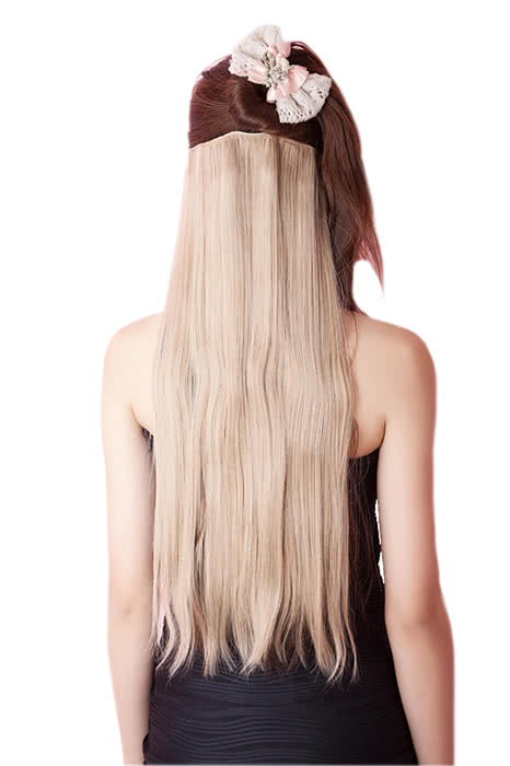 7 Colors Clip-In Straight Heat-Resistant Fiber Extension