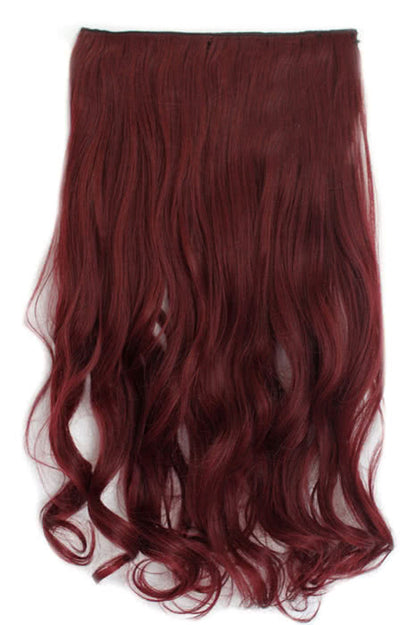 5 Colors Colorful 50cm Long Curly / Wave Clip in Hair Extensions