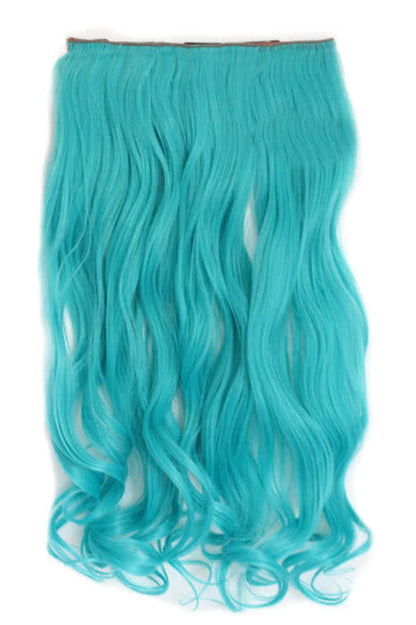 5 Colors Colorful 50cm Long Curly / Wave Clip in Hair Extensions