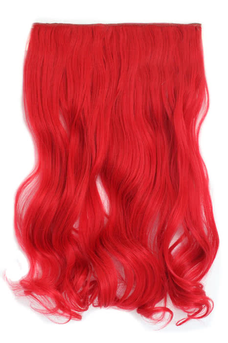 5 Colors Colorful 50cm Long Curly / Wave Clip in Hair Extensions