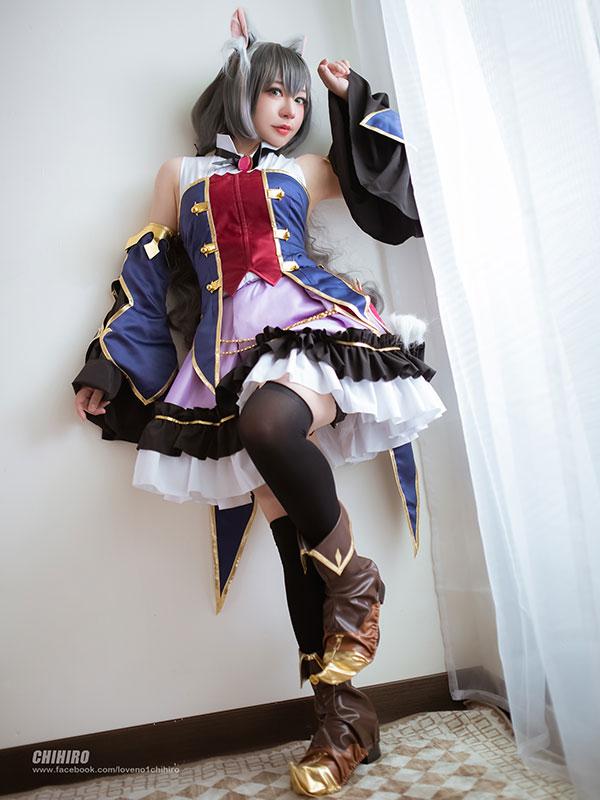 90cm Princess Connect! ReDive Kiruya Momochi Grey Long Cosplay Wigs