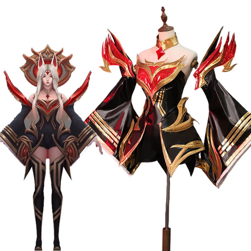 Ready To Ship omgcos League of Legends Immortalized Legend Ahri Cosplay Costume