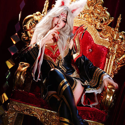 Ready To Ship omgcos League of Legends Immortalized Legend Ahri Cosplay Costume