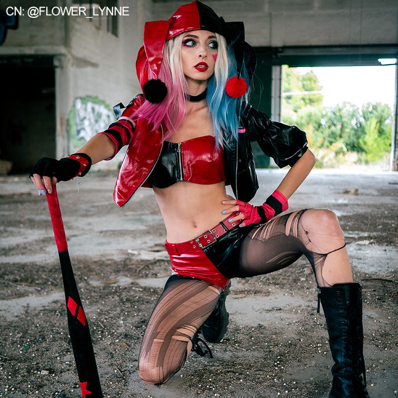omgcos Otherworld Suicide Squad Harley Quinn Cosplay Costume