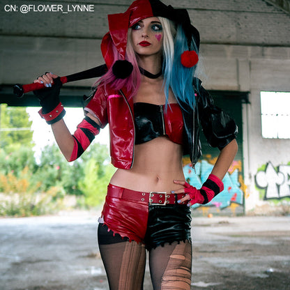 omgcos Otherworld Suicide Squad Harley Quinn Cosplay Costume