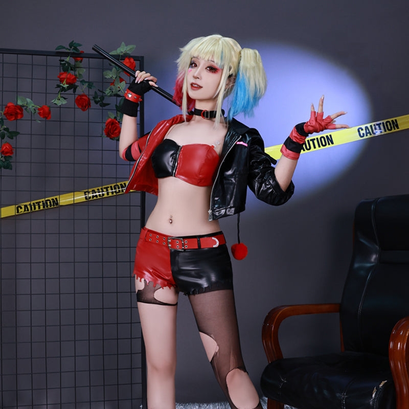 omgcos Otherworld Suicide Squad Harley Quinn Cosplay Costume