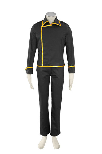 Black  Uniform Gintama Earthworks Fourteen Lang Cosplay Costume Shinsengumi