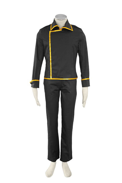 Black  Uniform Gintama Earthworks Fourteen Lang Cosplay Costume Shinsengumi
