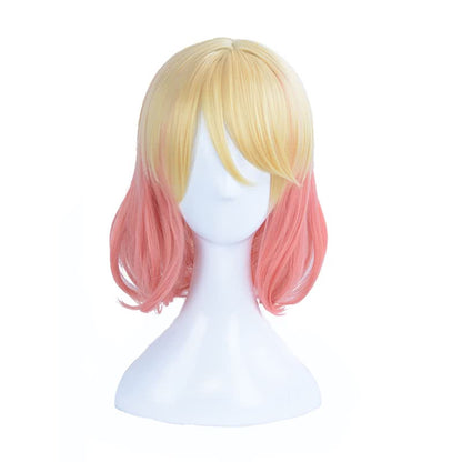 Satsuriku no Tenshi Catherine¡¤Ward Anime Pink And Yellow Mixed Cosplay Wigs