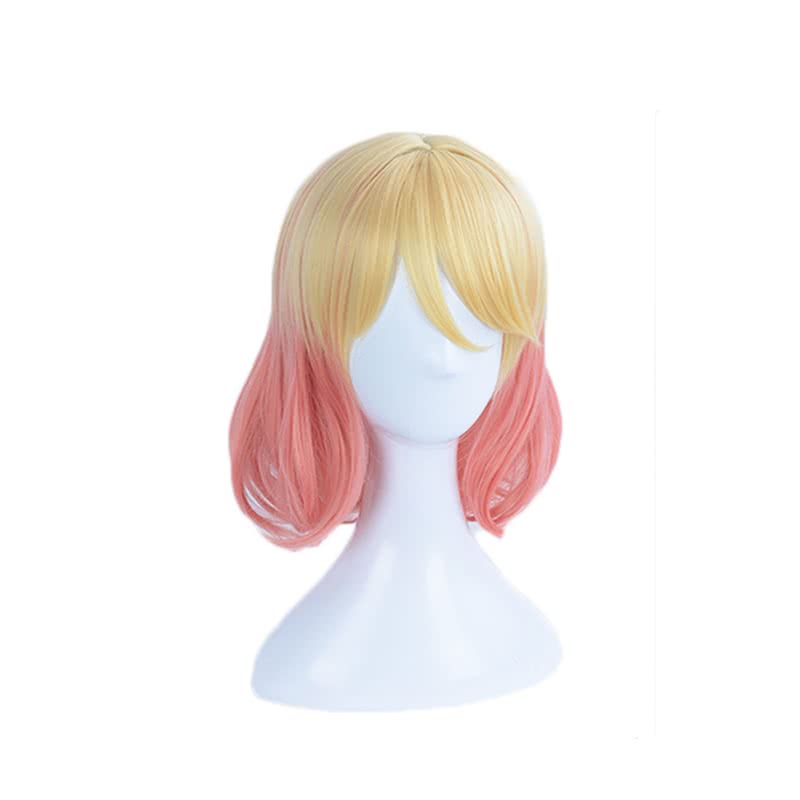 Satsuriku no Tenshi Catherine¡¤Ward Anime Pink And Yellow Mixed Cosplay Wigs