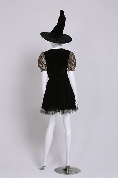 Sexy Lace Witch Dress Halloween Costumes