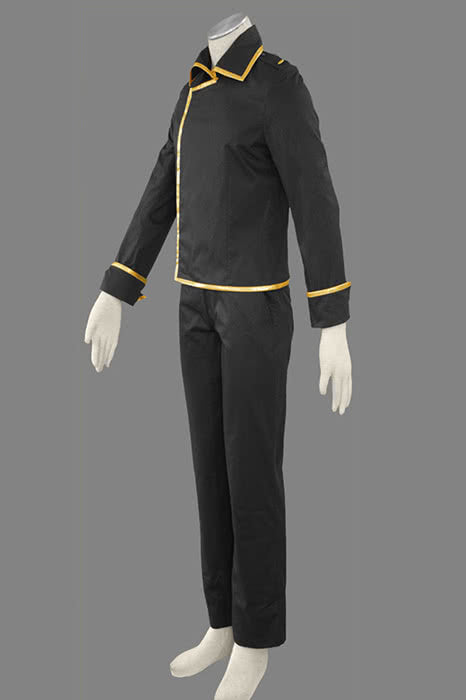 Black  Uniform Gintama Earthworks Fourteen Lang Cosplay Costume Shinsengumi