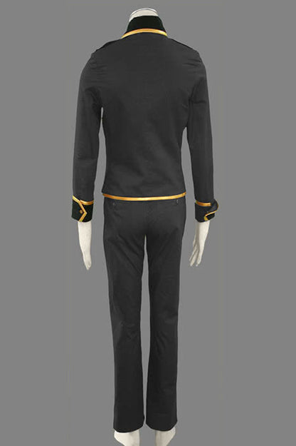 Black  Uniform Gintama Earthworks Fourteen Lang Cosplay Costume Shinsengumi
