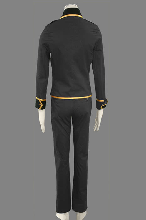 Black  Uniform Gintama Earthworks Fourteen Lang Cosplay Costume Shinsengumi