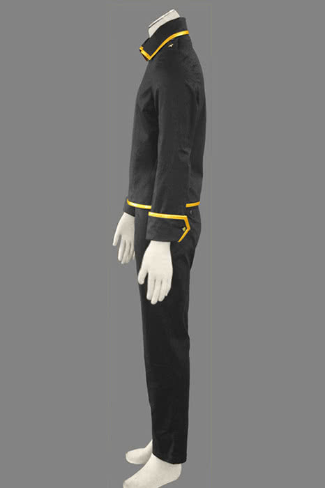Black  Uniform Gintama Earthworks Fourteen Lang Cosplay Costume Shinsengumi