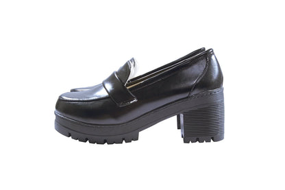 Japanese Student shoes JK Uniforms Shoes  Lolita Shoes Black high-heeled Cosplay Shoes