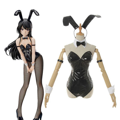 Ready To Ship Seishun Buta Yarou wa Bunny Girl Senpai no Yume wo Minai  Sakurajima Mai  Bunny girl Cosplay Costume