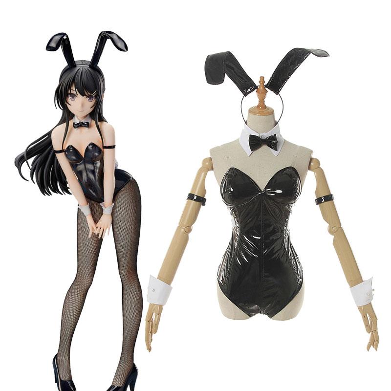 Ready To Ship Seishun Buta Yarou wa Bunny Girl Senpai no Yume wo Minai  Sakurajima Mai  Bunny girl Cosplay Costume