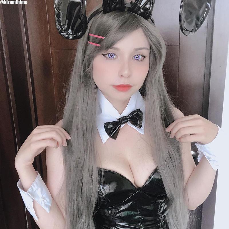 Ready To Ship Seishun Buta Yarou wa Bunny Girl Senpai no Yume wo Minai  Sakurajima Mai  Bunny girl Cosplay Costume