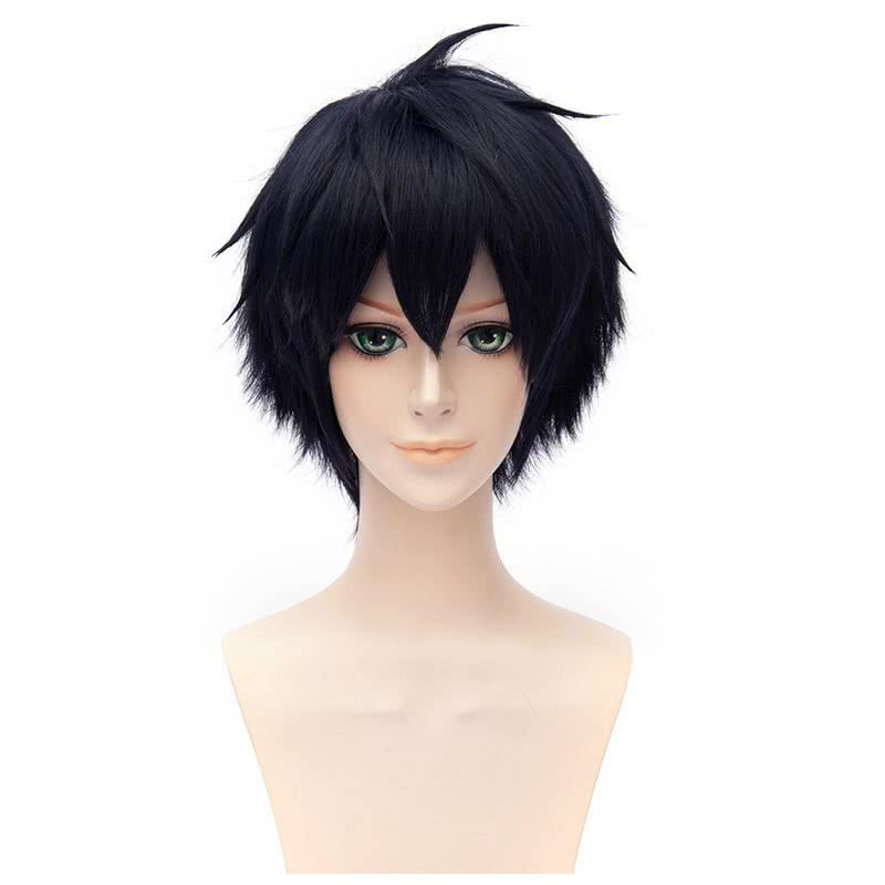 Seraph Of The End Yuichiro Hyakuya Dark Blue Short Cosplay Wig