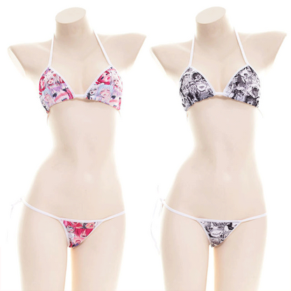 Sexy Japanese Girl Bikini 3 Colors Cosplay Costume