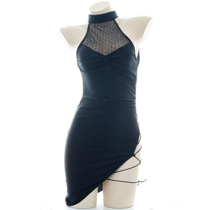 Sexy Translucent High Cut Dress Cosplay Costume