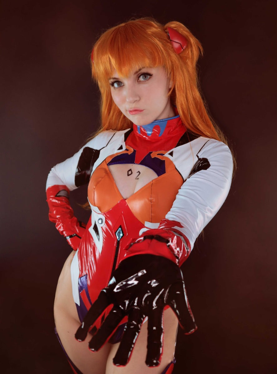 EVA Asuka Langley SHIKINAMI Combat Suit Cosplay Costume