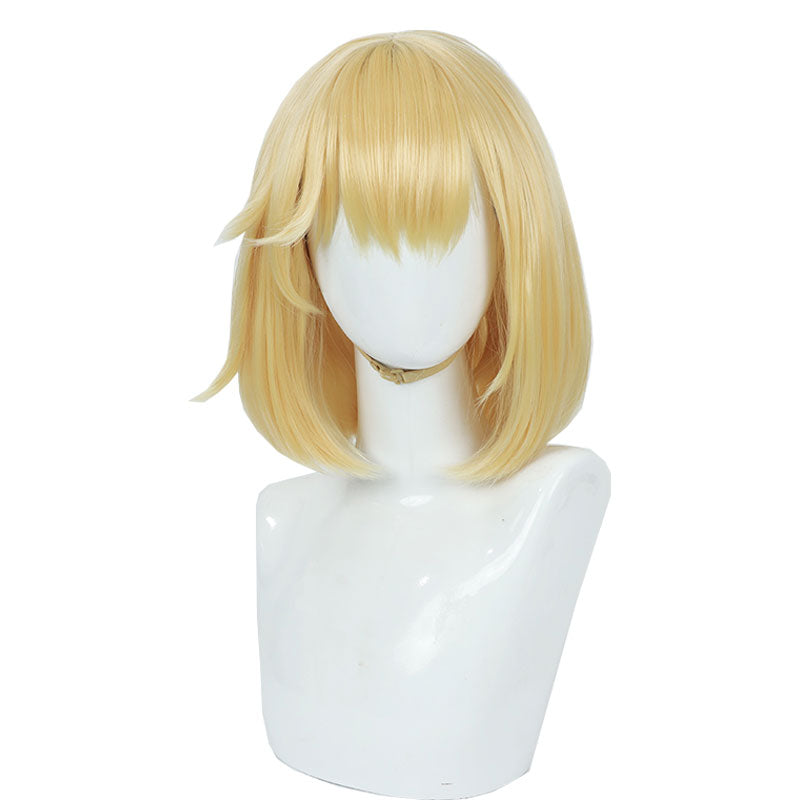 Solo Leveling Cha Hae-in Blonde BoBo Cosplay Wig