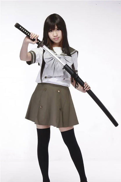 Shakugan No Shana Shana Misaki High School Girl's Summer School Sailor Uniform Cosplay Costume