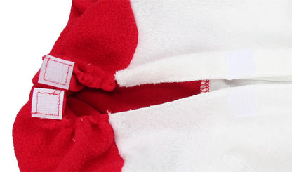 2015 New Style White Children Christmas Costume with Red Copper-nose  Snowman Suit