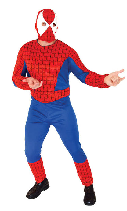 New Adult spiderman costume Halloween clothing with mask