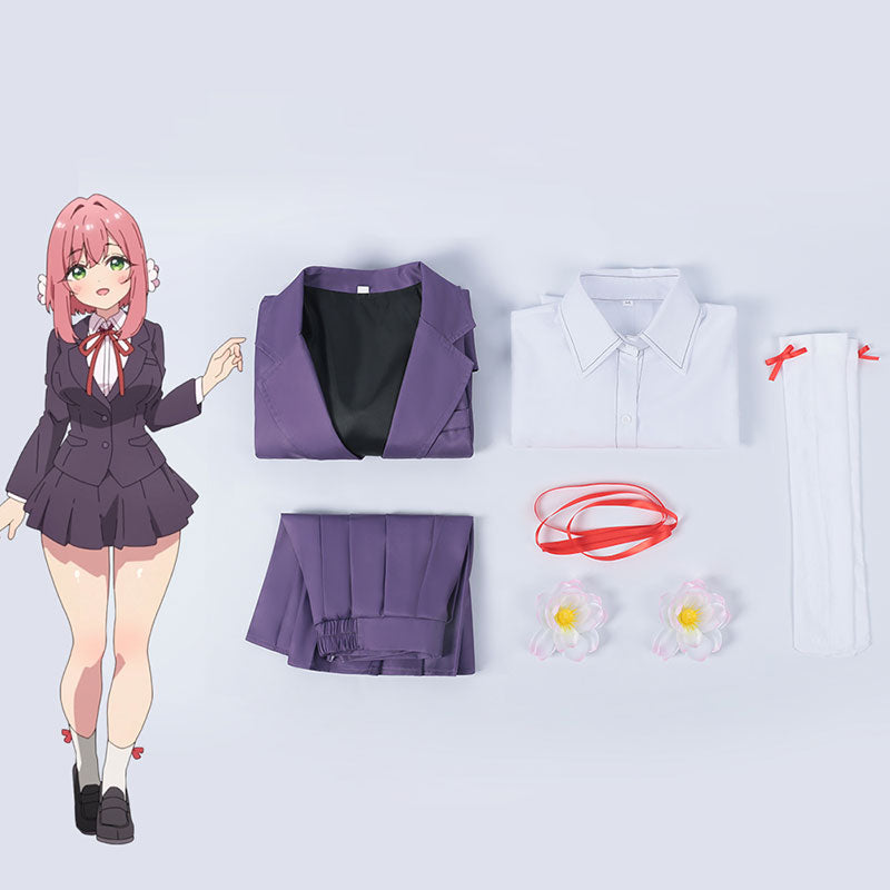 The 100 Girlfriends Who Really Really Really Really Really Love You Hanazono Hahari Cosplay Costume