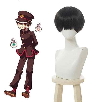 Toilet-Bound Hanako-kun Hanako-kun Black Short Wigs