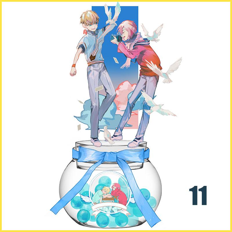 Toilet-Bound Hanako-kun Double Flash Badge & Coloured Paper 8 Style