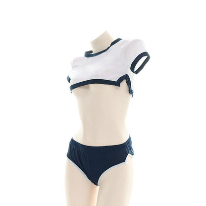Translucent Sexy Student Uniform Cosplay Costume