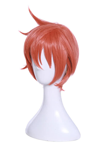 Tsurezure Children Takurou Sugawara Short Orange Red Anime Cosplay Party Man Wigs