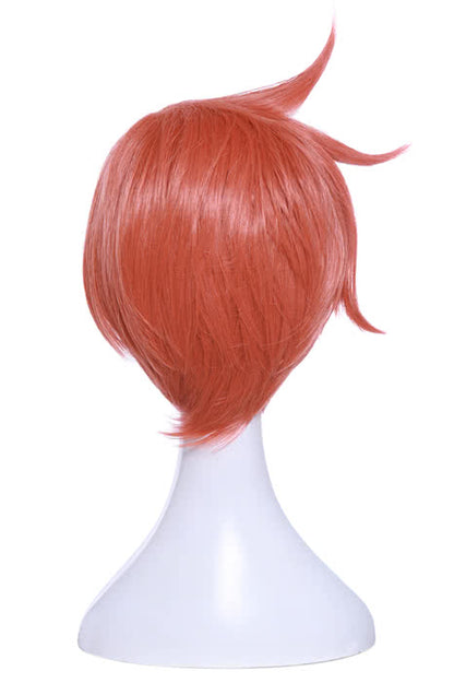 Tsurezure Children Takurou Sugawara Short Orange Red Anime Cosplay Party Man Wigs