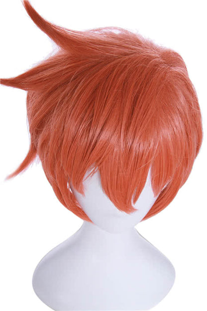 Tsurezure Children Takurou Sugawara Short Orange Red Anime Cosplay Party Man Wigs