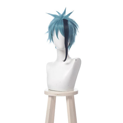 Twisted Wonderland Floyd Leech Jade Leech Blue Cosplay Wigs