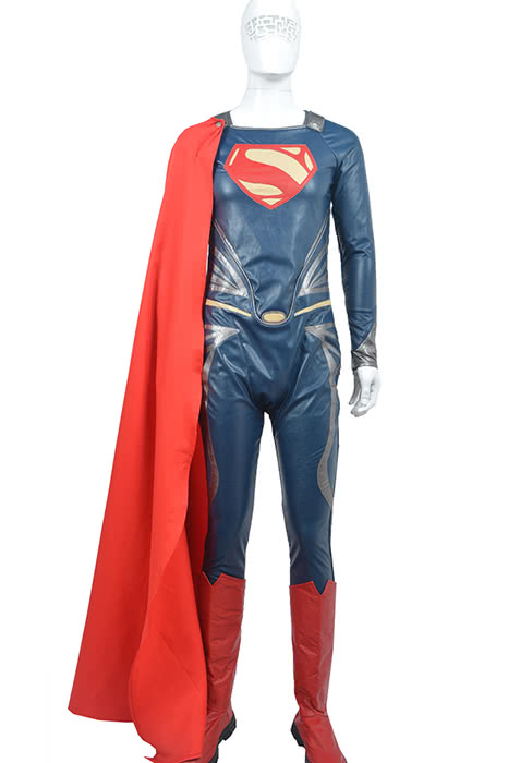 Holloween Adult Superman Costume With Cool Cloack And Shoes