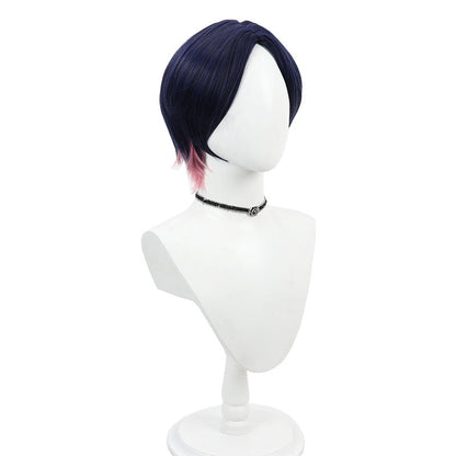 Valorant Clove Blue Mixed Pink Cosplay Wig