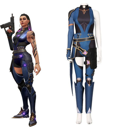 Game Valorant Project A Reyna Cosplay Costume