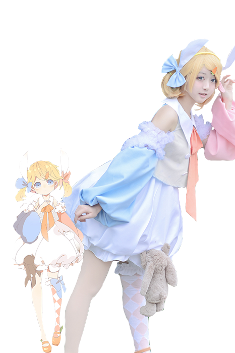 Vocaloid Kagamine Rin & Len  Lost Forest and Rabbit Cosplay Costumes