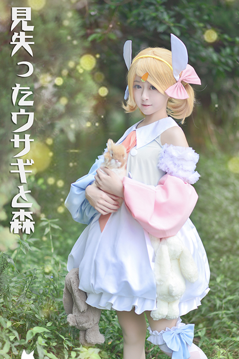 Vocaloid Kagamine Rin & Len  Lost Forest and Rabbit Cosplay Costumes